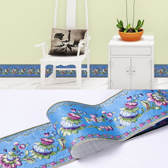 maskred Easy Maintenance High-end Wallpaper For Living Room Decor Waterproof Surface white vine flower 1Set