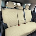 thumbnail image 2 of For 2021-2024 Ford Bronco Sport FH Group Neoprene Custom Fit Seat Covers Water Resistant Solid Beige - Rear Set, 2 of 9