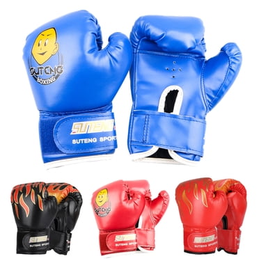 YUNDAP Boxing Gloves for Boys & Girls, PU Leather Children Training Punching Heavy Bag Mitts UFC MMA Muay Thai Sparring Kickboxing Gloves for 3-12 Years Kids