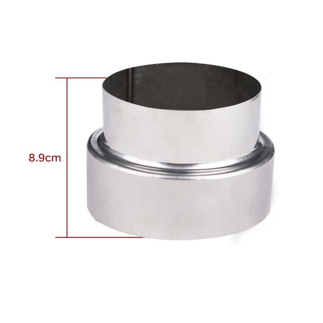 Luckyn Stainless Steel Flue Liner Reducer / Tubing Connector Chimney Adaptor Stove Pipe