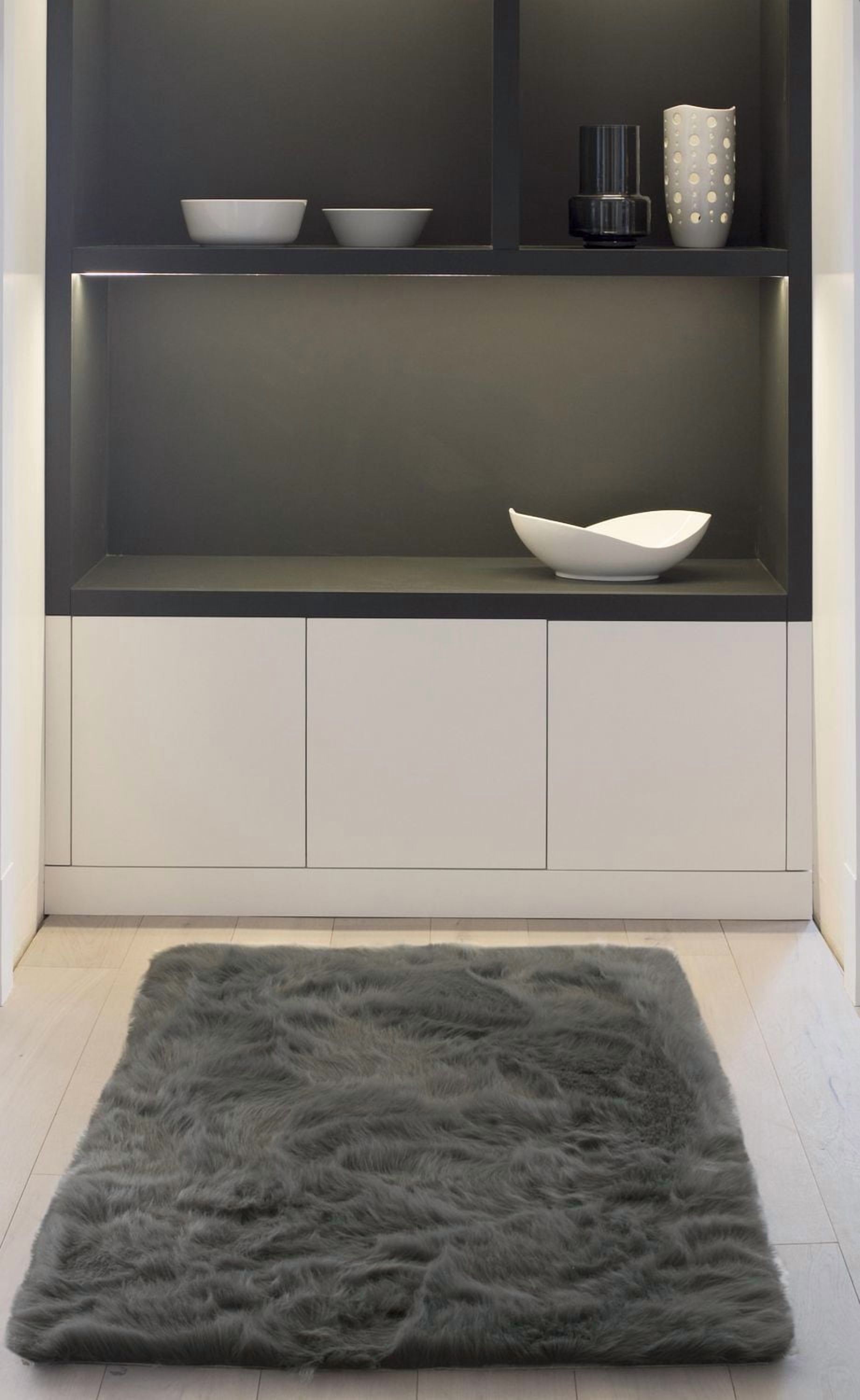 Tapis Hudson En Fausse Fourrure De Mouton