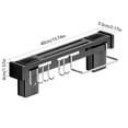 thumbnail image 3 of Wuztai Stainless Steel Wall Mounted Knife Rack, Multifunctional Kitchen Tool Storage Organizer, Punch-Free Adhesive Hanging Cutter Stand for Countertop Space Saving, 3 of 6