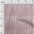 thumbnail image 2 of oneOone Rayon Pink Fabric Asian Dabu Sewing Material Print Fabric By The Yard 56 Inch Wide, 2 of 4