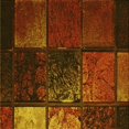 thumbnail image 1 of Ahgly Company Machine Washable Indoor Square Transitional Maroon Red Area Rugs, 8' Square, 1 of 7