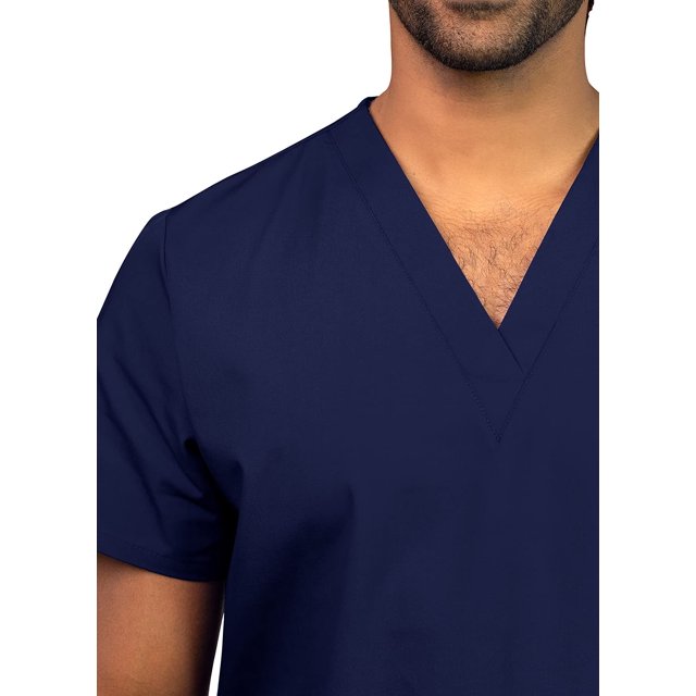 Adar Universal Unisex Scrubs - V Neck Tunic Scrub Top