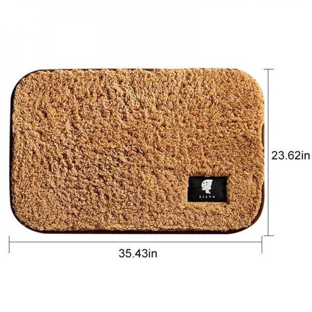 OUSITAID Bathroom Rugs Soft Microfiber Cozy Bath Mat For Tub Shower Bathroom Floors Rugs Mat Accessories Absorbent Non Slip Fluffy Thick