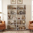 thumbnail image 4 of Costway 1 PCS 5-Tier Bookshelf with Open Back, Display Storage Shelf with Anti-Tipping Kits for Home White, 4 of 10