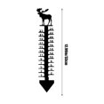 thumbnail image 2 of Outdoor Christmas Decorations Snow Gauge, Snow Rod, Outdoor Measuring Instrument, Winter Wrought Iron Snow Gauge, Inches, Christmas Decoration, Outdoor Courtyard Stake, 2 of 6