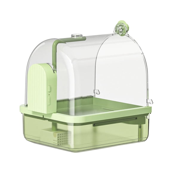 Automatic Bird Baths for Cage – Indoor Bath with Bird Cage Accessory for Pet Birds Conure Budgies Lovebird