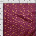 thumbnail image 2 of oneOone Georgette Viscose Fabric Honeycomb & Honey Bee Insect Print Sewing Fabric BTY 42 Inch Wide, 2 of 4