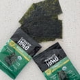 thumbnail image 3 of Ocean's Halo Organic 5-pack Wasabi Seaweed Snack, Trayless Crispy Nori Snack, 4g Each, 3 of 5