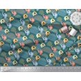 thumbnail image 2 of Soimoi Velvet Fabric Cute Elephant Kids Print Sewing Fabric Yard 58 Inch Wide, 2 of 3