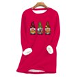 thumbnail image 1 of Hauts de Sortie pour Femmes Aguichant Mode Décontractée Manches Longues Col Rond Blouses & Chemises Hauts pour Femmes en Liquidation, 1 of 3