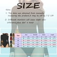 thumbnail image 3 of Women Fashion Mock Turtle Neck Long Sleeve Solid Plush Tops Bodysuit Jumpsuit, 3 of 5