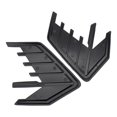 thumbnail image 2 of Miulika 2x Car Side Air Flow Fenders Sticker 3D Stickers Auto External Accessories Fit Black, 2 of 6