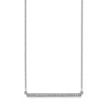 thumbnail image 1 of 14K White Gold Diamond Bar Necklace, 1 of 2