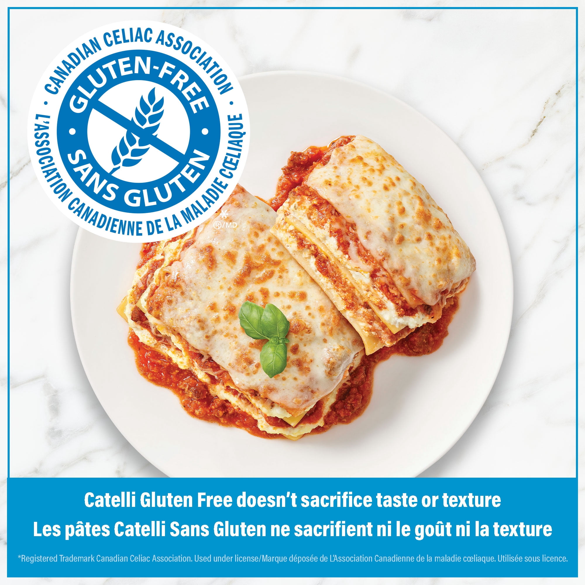 Lasagne Catelli Sans Gluten, 250 g