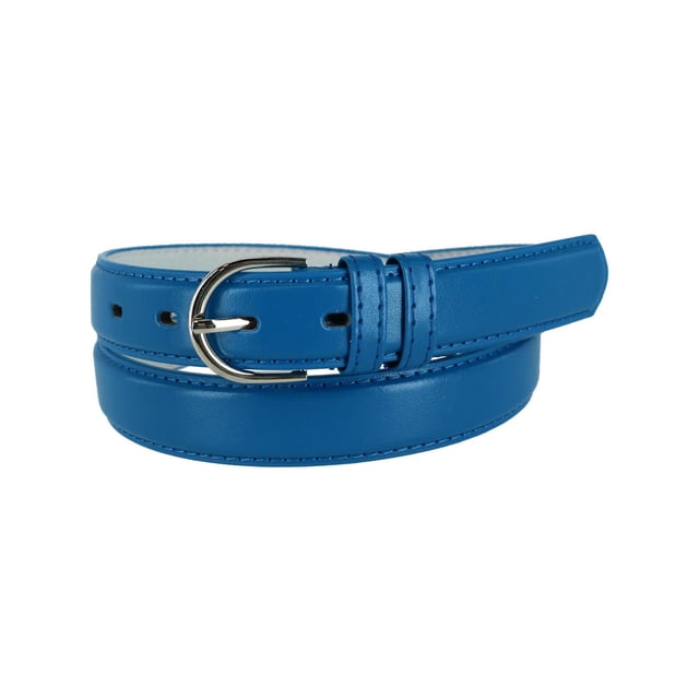 CTM® Leather 1 1/8 Inch Dress Belt (Women's)
