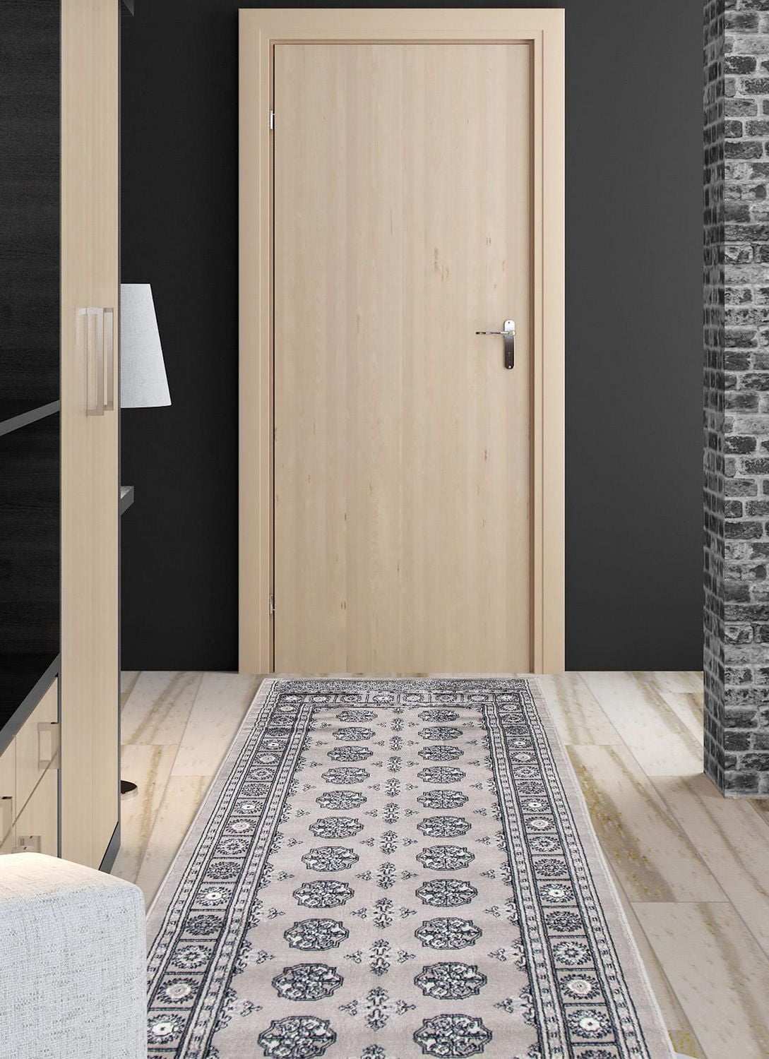 Tekke Oriental Area Rug for Living Room