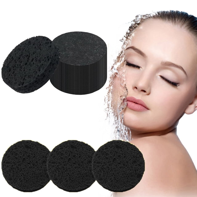 EGNMCR 30PC Turmeric Kojicacid Pads Turmeric Kojicacid Cleansing Pads Turmeric Exfoliating Pads Facial Sponges For Cleansing And Exfoliating A cleansing sponge