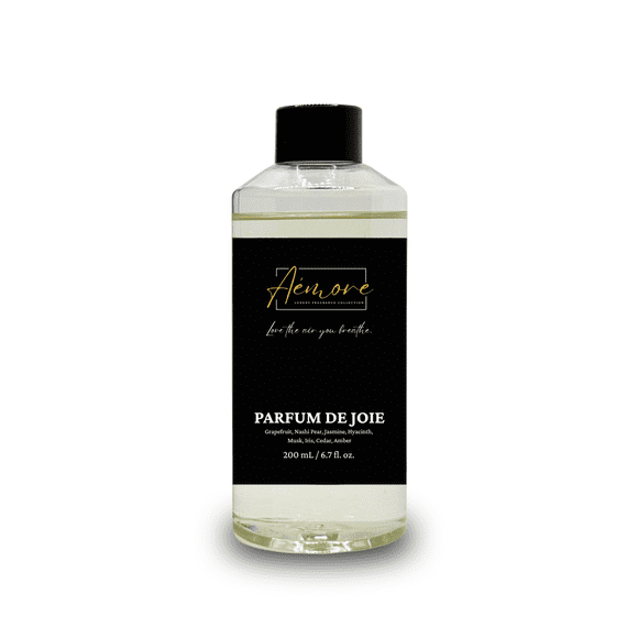 Diffuser Oil Refill/6.7 oz.(200ml)/Luxury Home Fragrance, Aroma therapy, Scented Oils (Parfum de Joie)