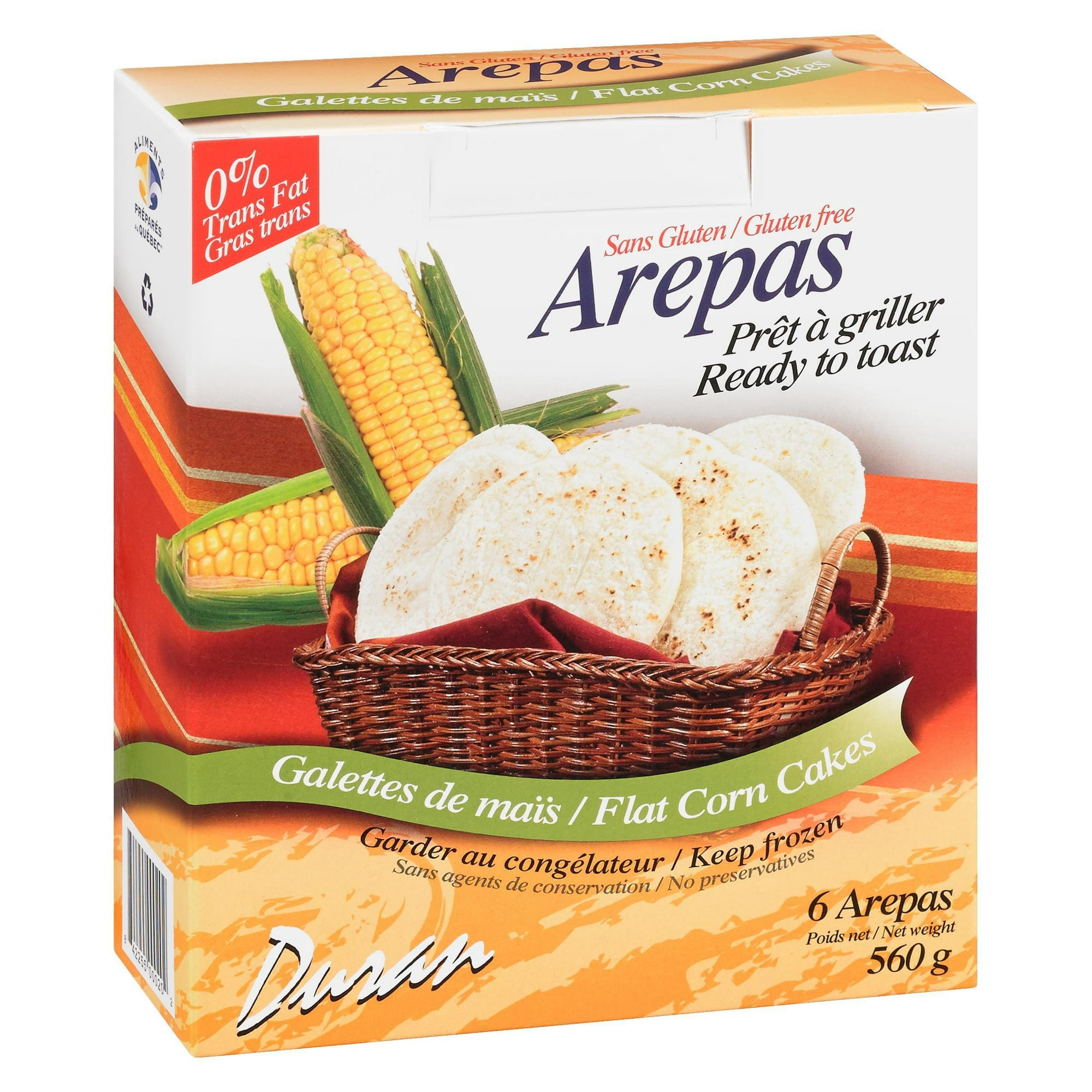 Brar's Duran Arepas Flat Corn Cake, 560 g