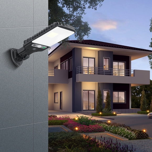 Suncoda Lumières Extérieures, Rue, Ip65 Lumières Extérieures Alimentées du Crépuscule à la Ville avec Détecteur de Mouvement LED Sécurité pour Parc de Stationnement, Allée