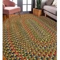 thumbnail image 2 of Katherine Multi Oval Indoor/Outdoor Oval Braided Rug, 2 by 3-Feet, Camel, 2 of 10