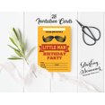 thumbnail image 3 of Darling Souvenir Orange Birthday Invitation Card 28 Pcs Fill or Write In Blank Invites Printable Party Supplies 5 x 7 Inches, 3 of 5