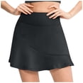 thumbnail image 1 of XZNGL Women Loose Fake Two-piece Anti-peeping Quick-drying Running Fitness Skirt, 1 of 9