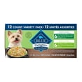 thumbnail image 2 of Blue Buffalo Delights Small Breed Wet Dog Food Variety, Filet Mignon & New York Strip 500g, 2 of 11