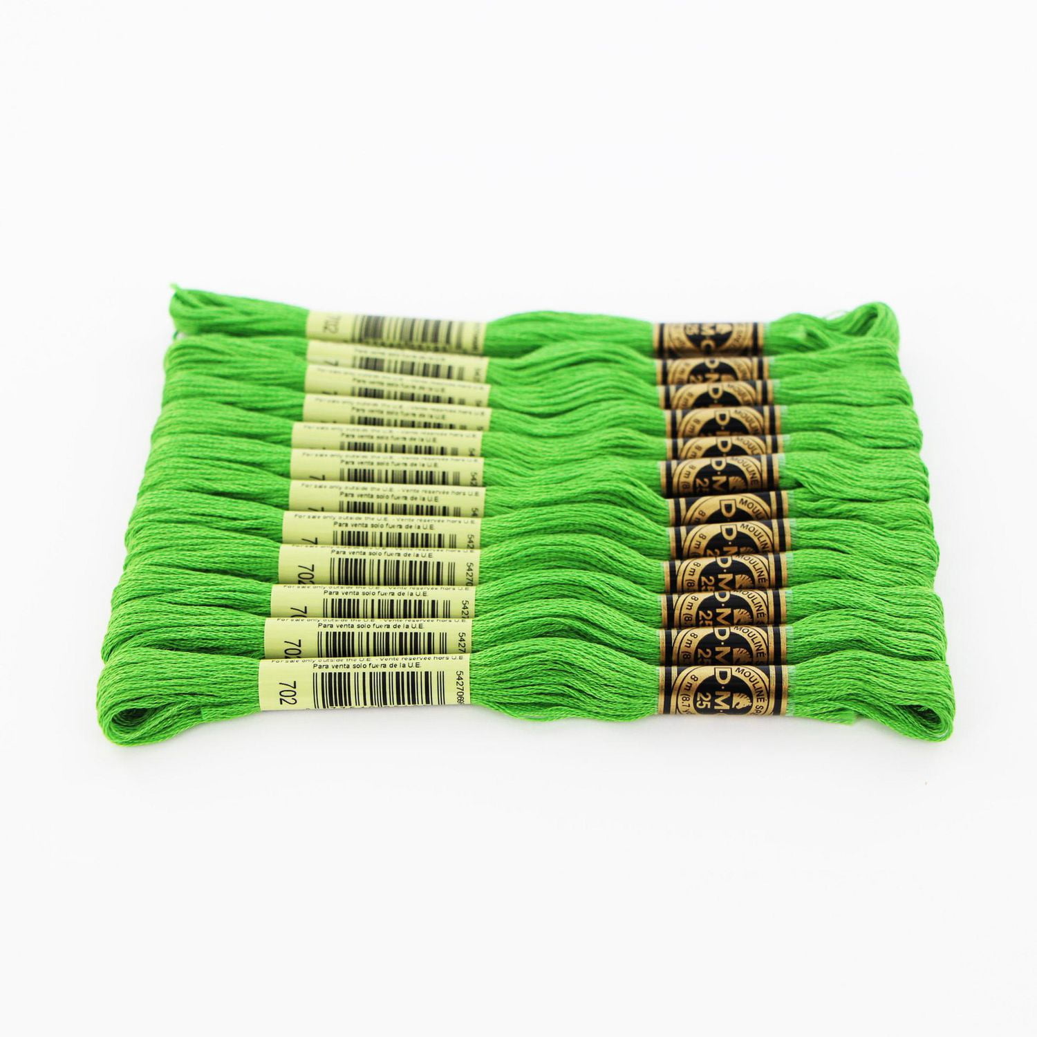 DMC à 6 brins fil à broder en coton 8 m (8.7 yd), vert