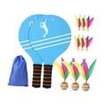 thumbnail image 1 of Siruishop 2 Pieces Badminton Set Exercise Badminton Racket for Outdoor Indoor Children C, 1 of 8