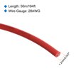thumbnail image 2 of Uxcell Fil Torsadé 28AWG 50m/164 Pieds Rouge, Fil Électrique UL1007 Bobine, 2 of 6