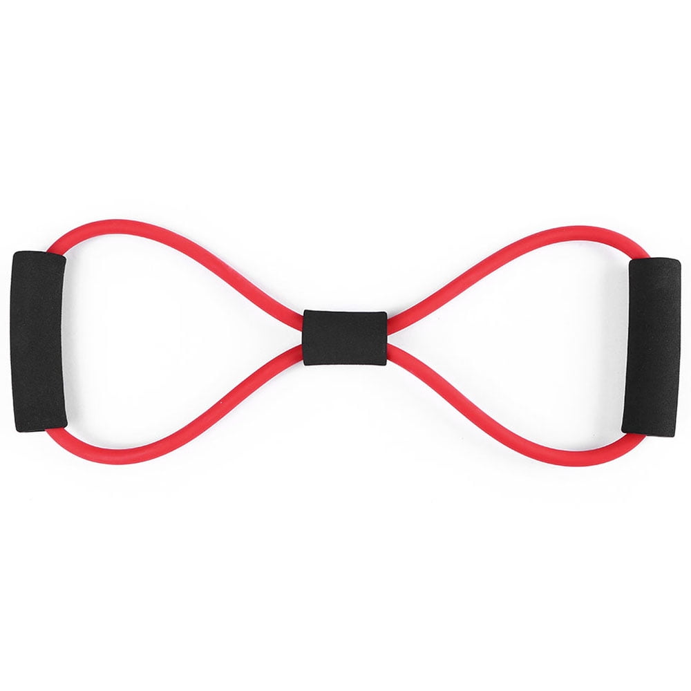 yeacher 8 Shaped Resistance Bands Exercise Cords Chest Stretch Yoga Training Fitness Elastic Tube Bands