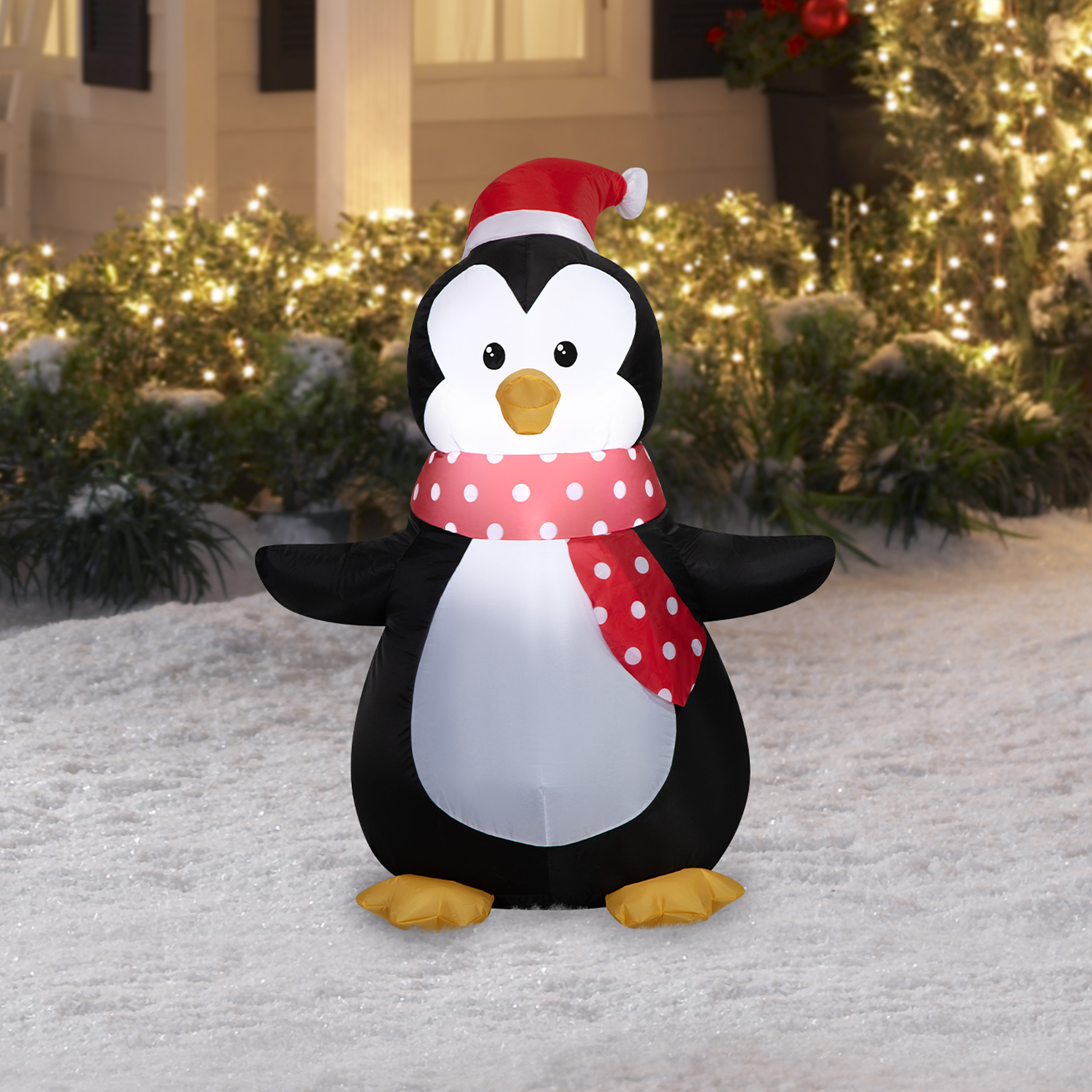 Airblown Christmas Yard Inflatables Penguin 3 ft