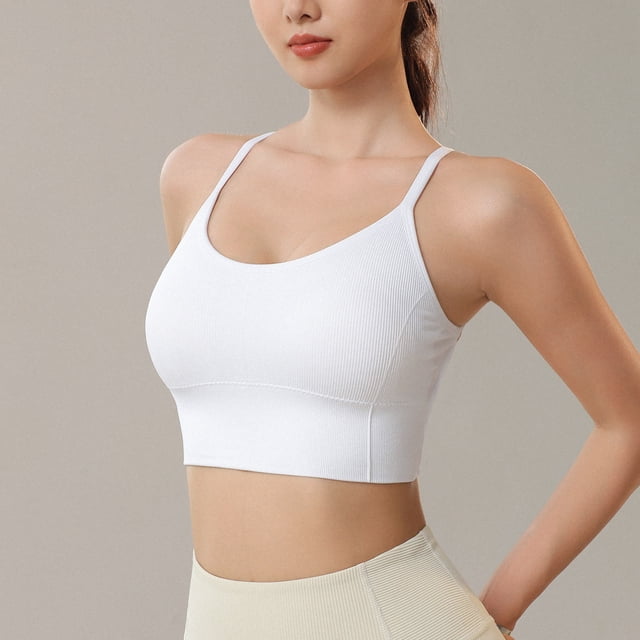 AherBiu Sports Bras for Women Quick Drying High Support Push up Full Coverage Bralettes Workout Gym Running Bras