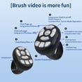 thumbnail image 3 of Ruiboury Portable Wireless Phone Controller For Selfies And Photography Rechargeable Remote Control Ring Has Black, 3 of 6