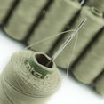 thumbnail image 1 of Polyester Thread New Spun Green Sewing Supplies Wholesale Spool Quilting 20 Pcs, 1 of 4