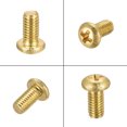thumbnail image 5 of Unique Bargains M3x6mm Brass Machine Screws, Phillips Pan Head Fastener Bolts 36Pack, 5 of 5