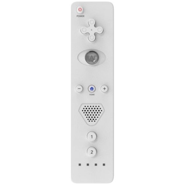 Wi-Mote Sans Fil Blanche avec Action Plus pour Wii/Wii U