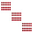 thumbnail image 2 of relayinert 24 Pcs/ensemble Grand Application Mariage Fête Déco Maison Durable et Fiable Rouge 3Ensemble, 2 of 6