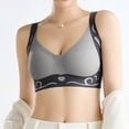 thumbnail image 4 of Kcodviy Women's Comfortable and Transparent Womens Bras No Underwire Plus Size Shoulder Strap Cordless Backless Running Bra Spongeless with Convertible Shoulder Compression Bra Straps, 4 of 5