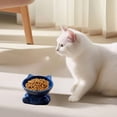 thumbnail image 3 of Ceramic Cat and Dog Food Dish with Slanted Design for Stable Non-Tip Feeding and Drinking, 3 of 4