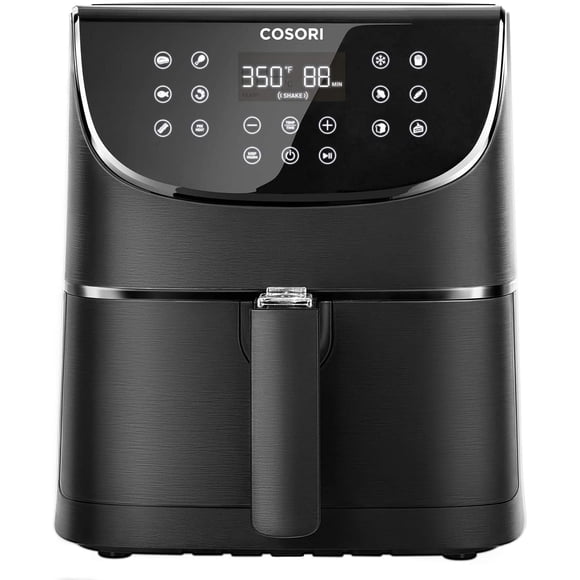 COSORI Friteuse à Air Chaud, Four Électrique TG Sans Huile de 5,8 Qt, Cuiseur Programmable 11-en-1 avec Rappel de Préchauffage et de Secouage, Écran Tactile Numérique Équipé et Panier Antiadhésif, 100 Recettes, 1700 W