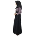 thumbnail image 3 of Bimba Robe Abaya Maxi pour Femmes en Rayonne Jilbab avec Hijab en Coton, 3 of 7