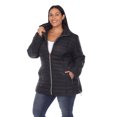 thumbnail image 2 of White Mark Manteau Matelassé pour Femme, 2 of 6