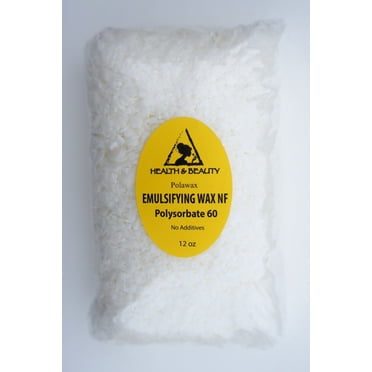 Emulsifying wax nf polysorbate 60 pure polawax 12 oz