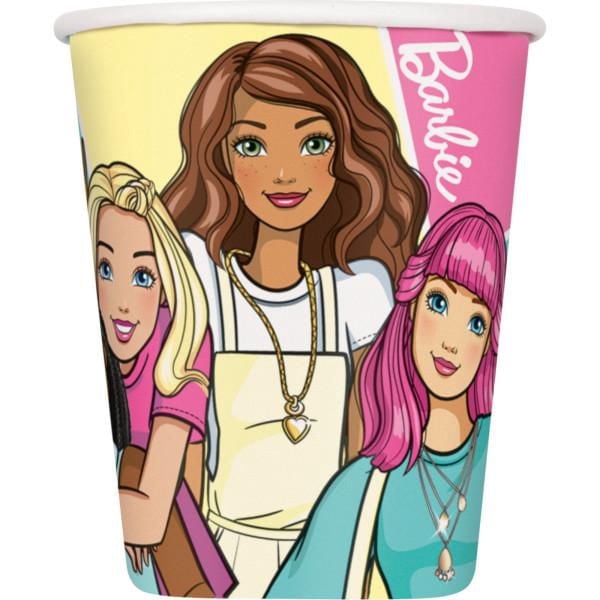 Barbie gobelets en papier de 9 oz, 8 ct