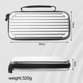 thumbnail image 2 of Carrying Case for Nintendo Switch 2, Hard Shell & Waterproof Portable Travel Carry Case with 2 Screen Protectors, Game Accessory Storage Bag, Silver, 2 of 7